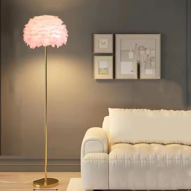 Celestine Feather Glow Floor Lamp