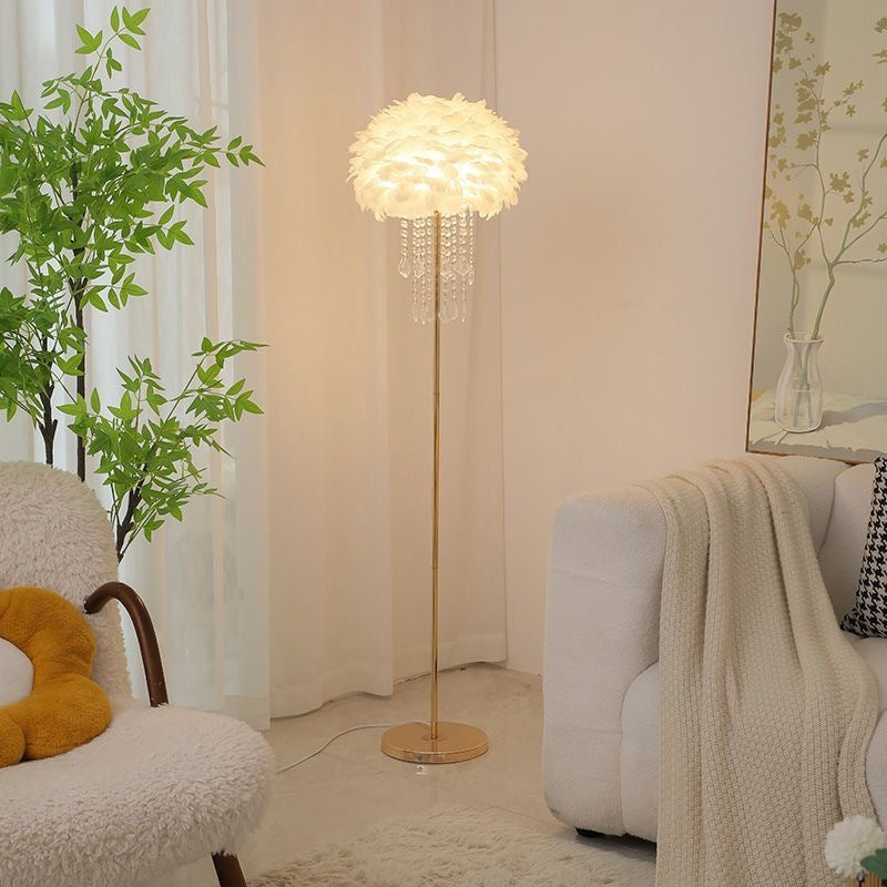 Celestine Feather Glow Floor Lamp