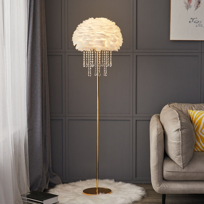 Celestine Feather Glow Floor Lamp
