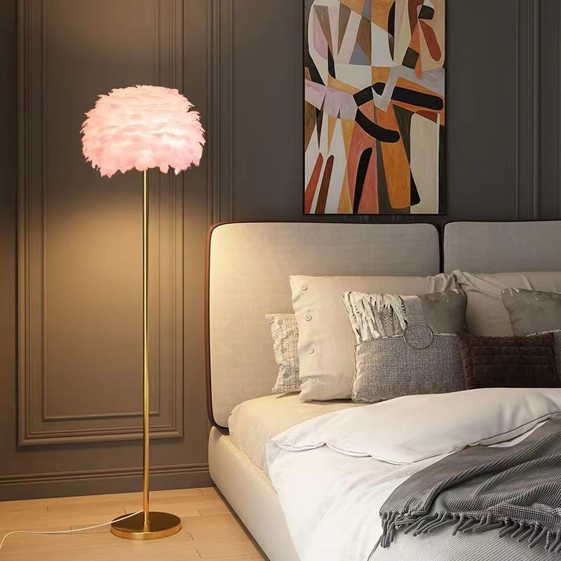 Celestine Feather Glow Floor Lamp