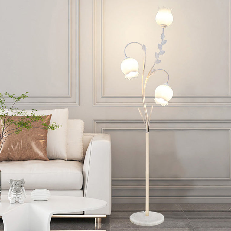 Calista Black Frame Floor Lamp