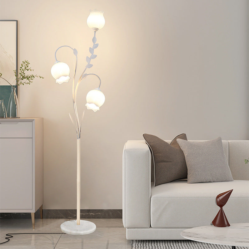 Calista Black Frame Floor Lamp