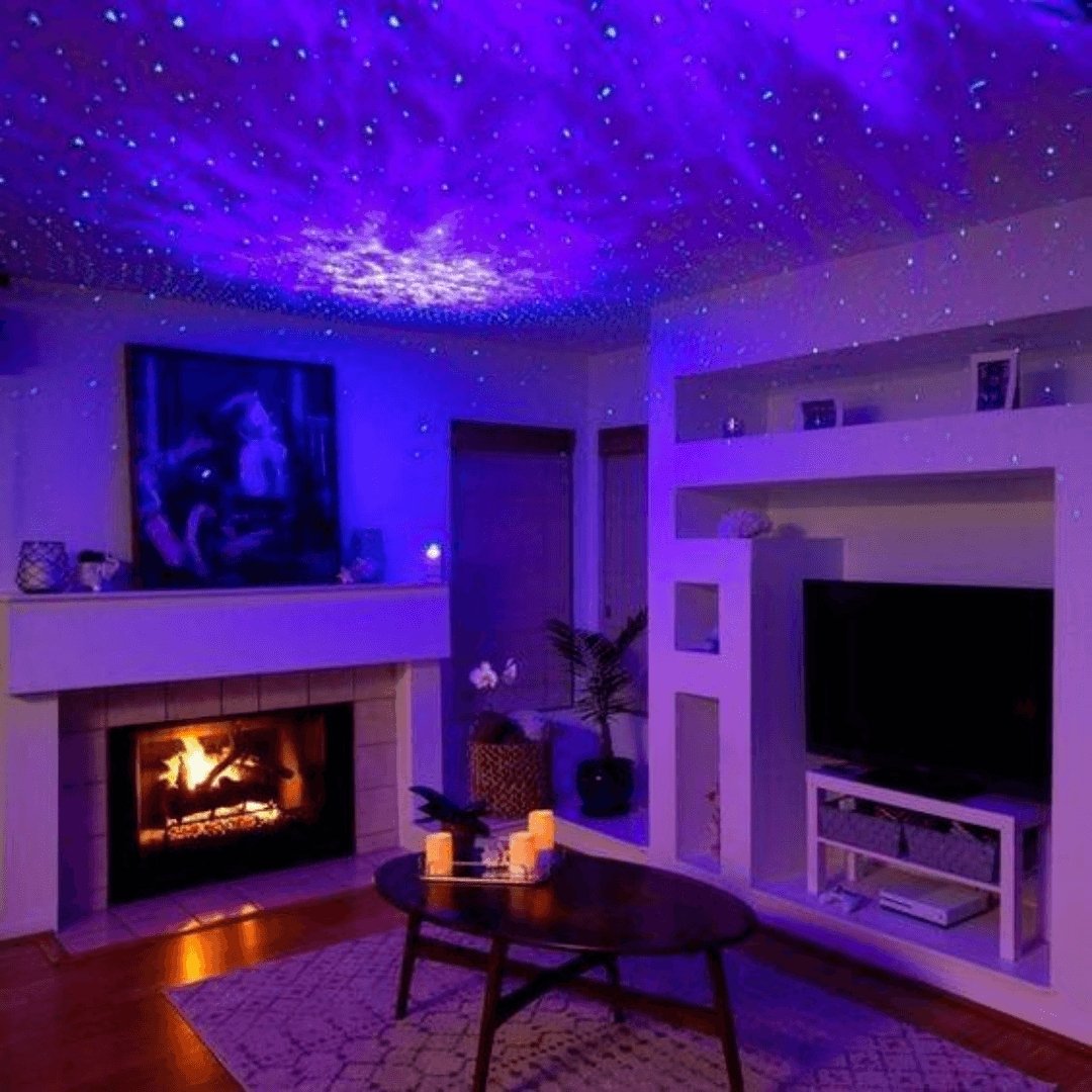NebulaGlow Galaxy Projector | 21 Colors, Bluetooth Speaker, USB Powered