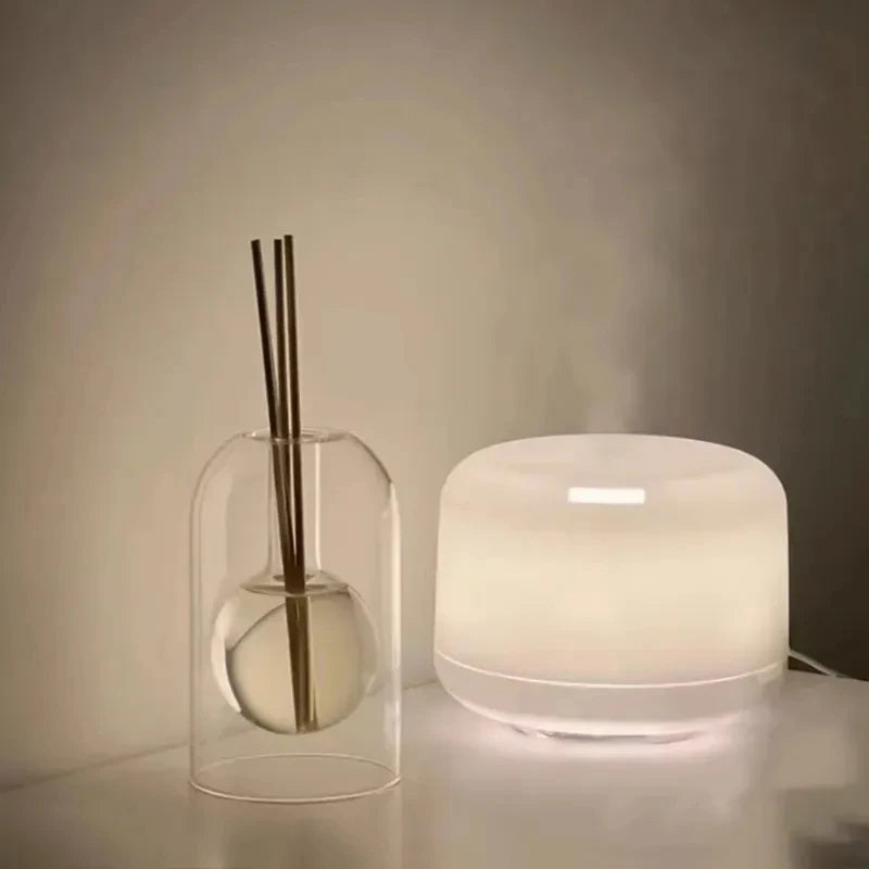 Rowena Reed Diffuser | Decorative Glass & Wood Fragrance Holder