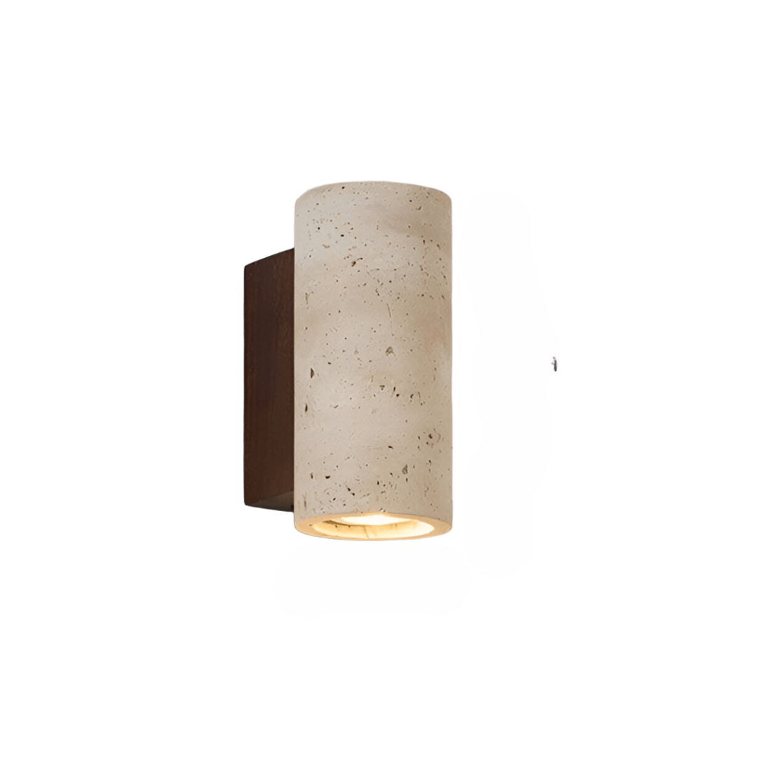 Aster Travertine Wall Lamp