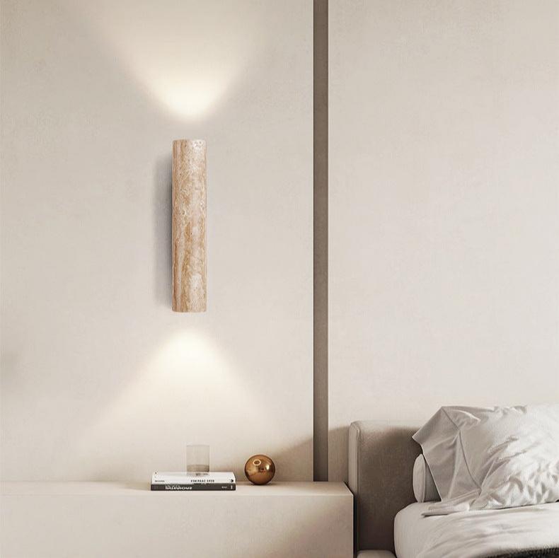 Aster Travertine Wall Lamp