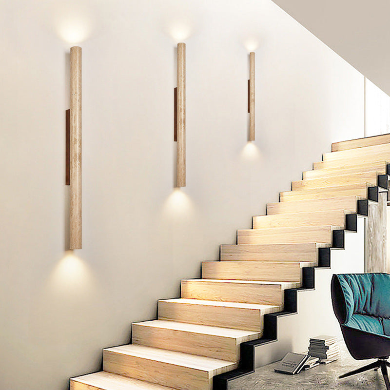 Aster Travertine Wall Lamp