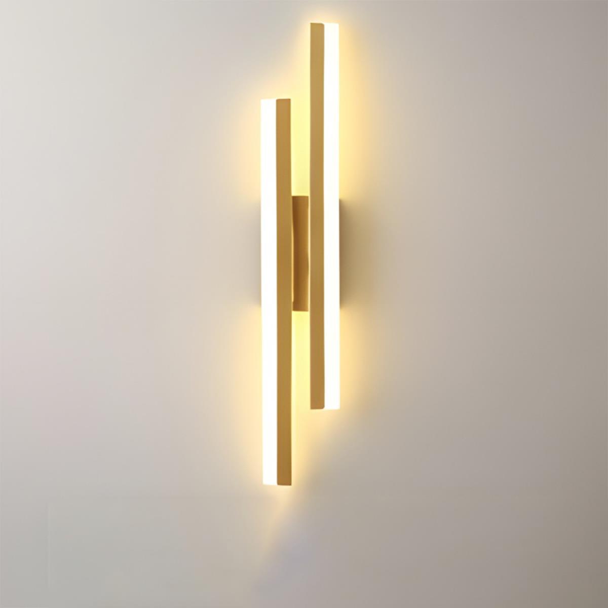 LumaLine LED Wall Lamp | Modern H-Frame Accent Sconce