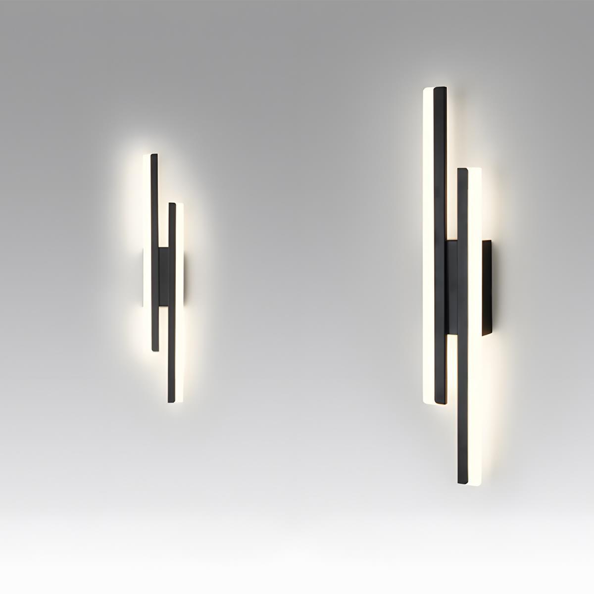 LumaLine LED Wall Lamp | Modern H-Frame Accent Sconce