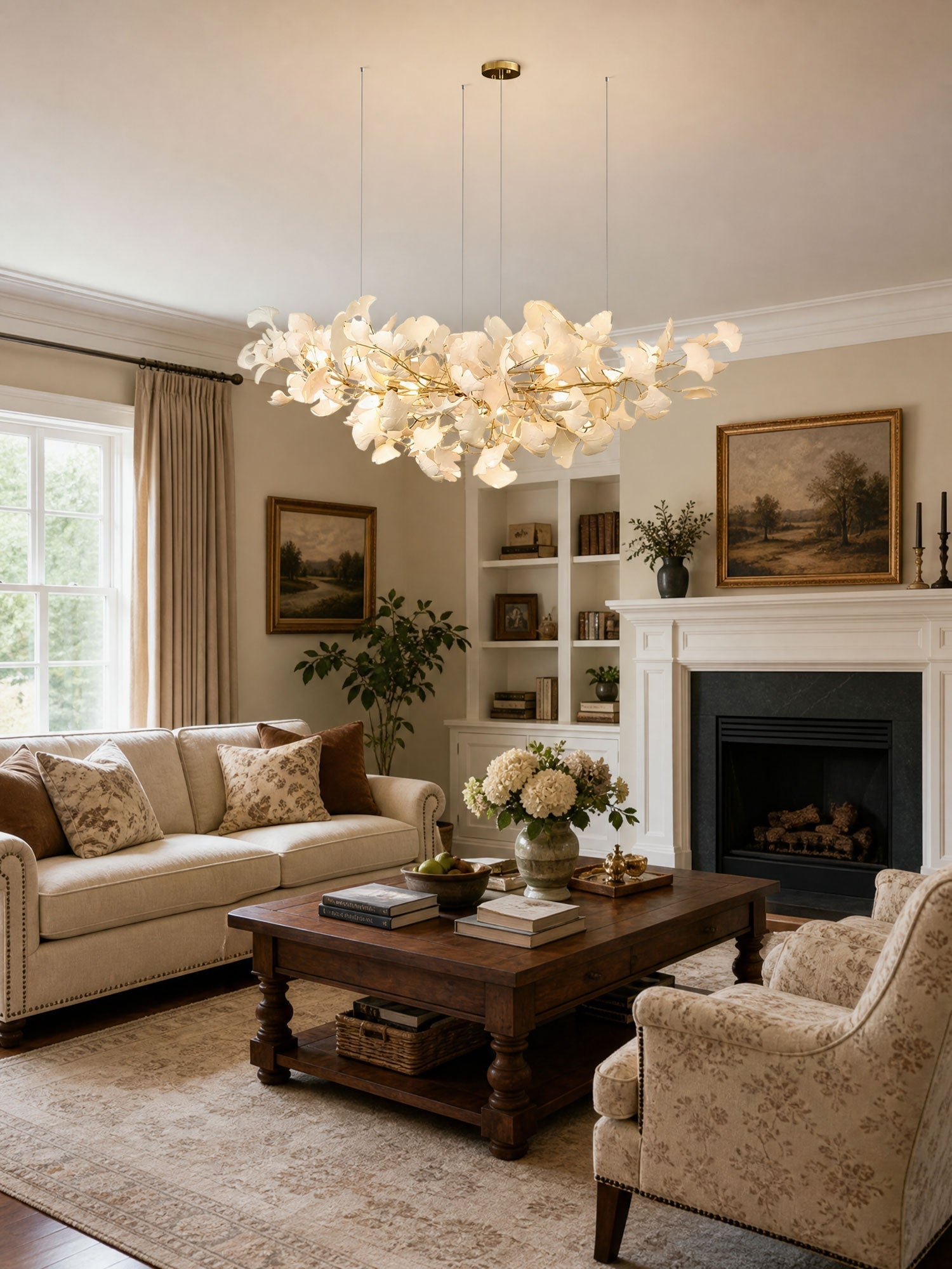 Floraison Gold Chandelier