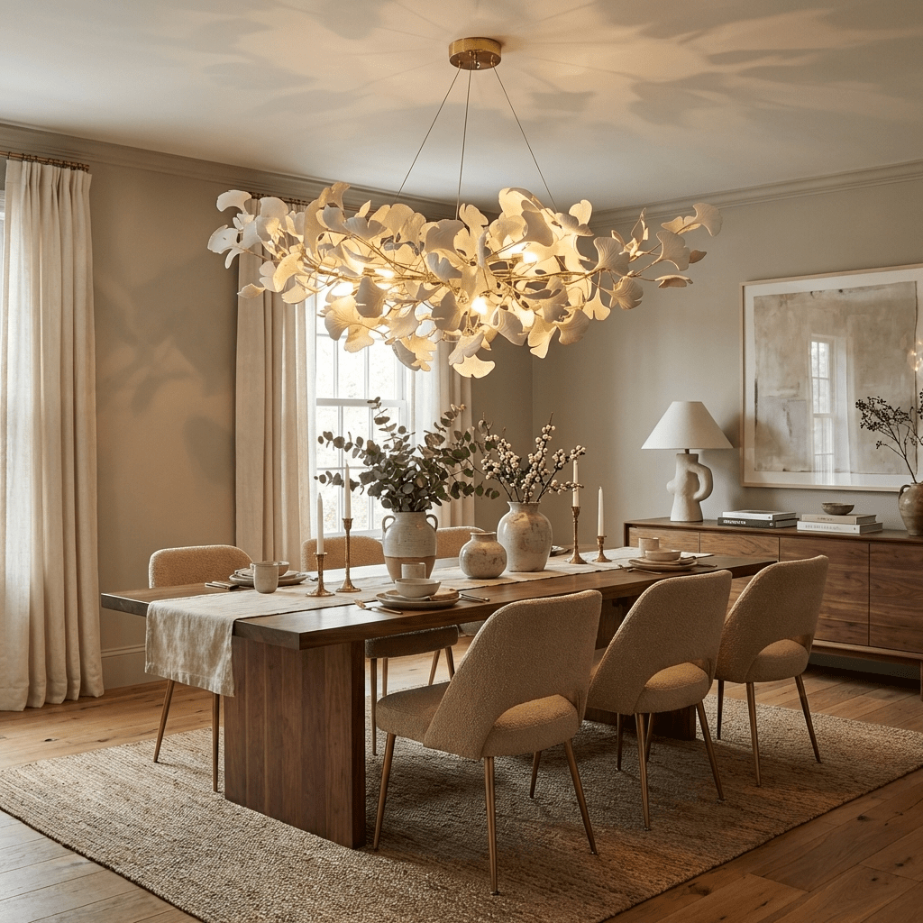 Floraison Gold Chandelier