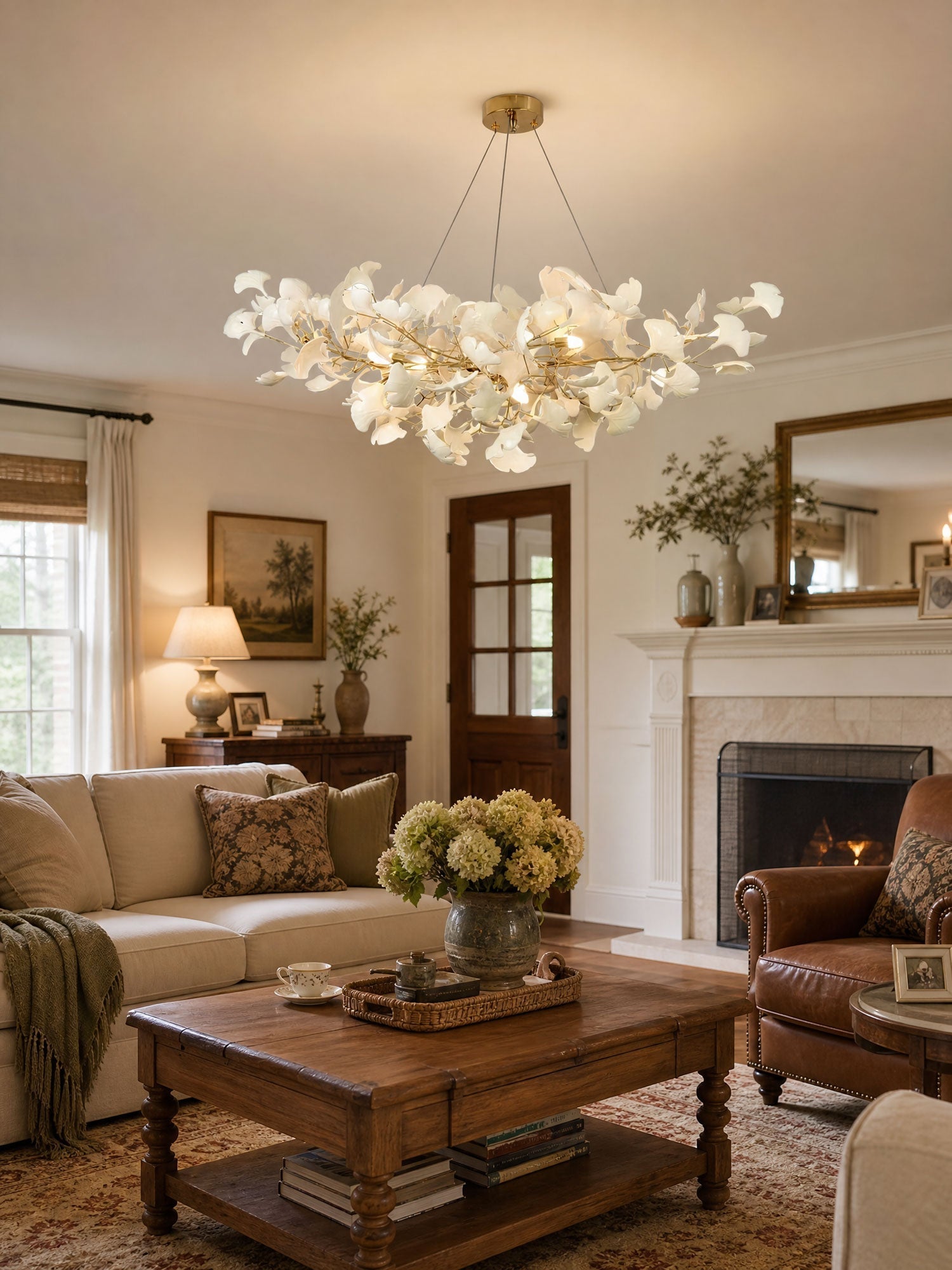 Floraison Gold Chandelier