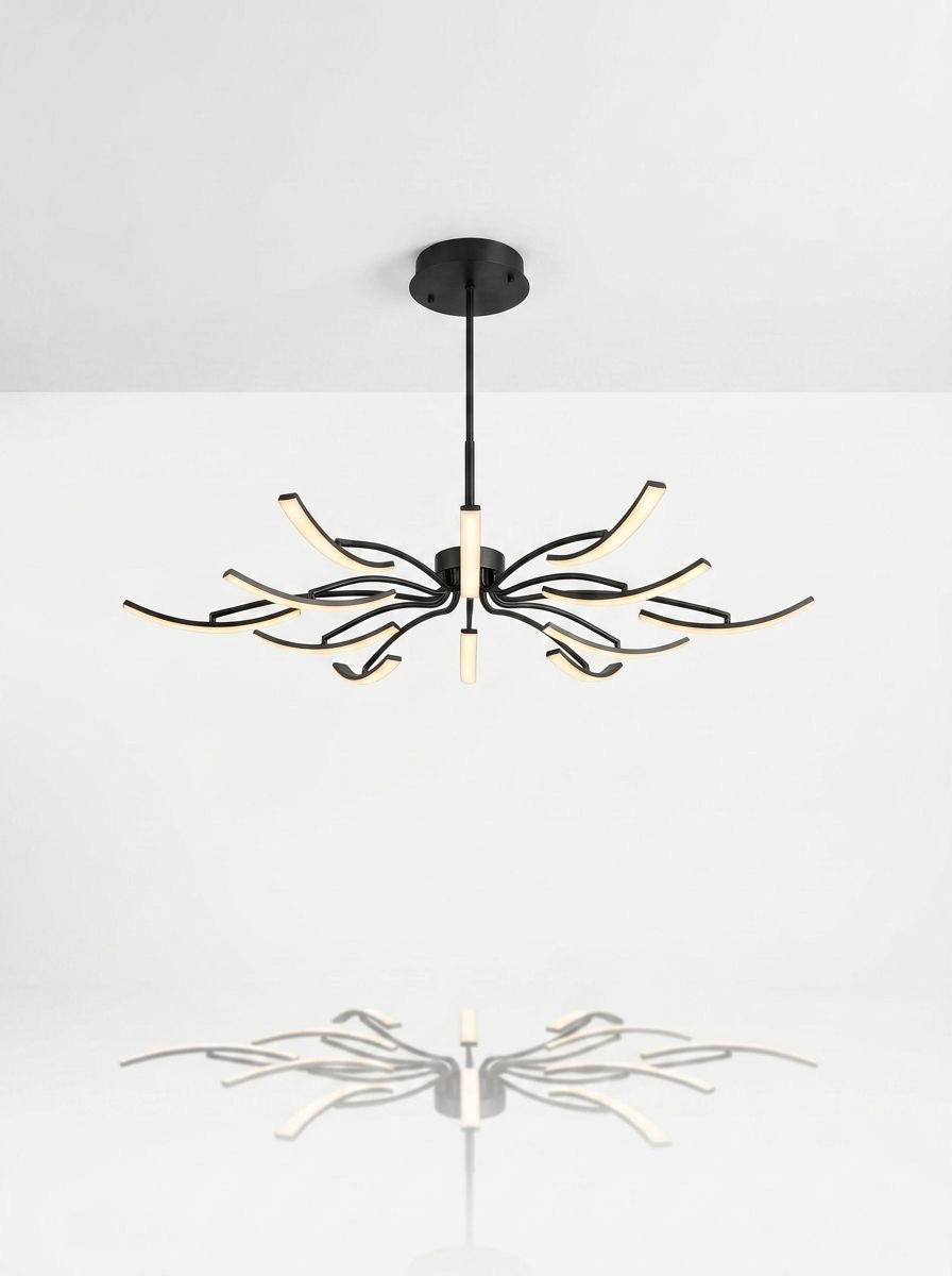 Aluminium LED Chandelier Multi-Head Ceiling Light