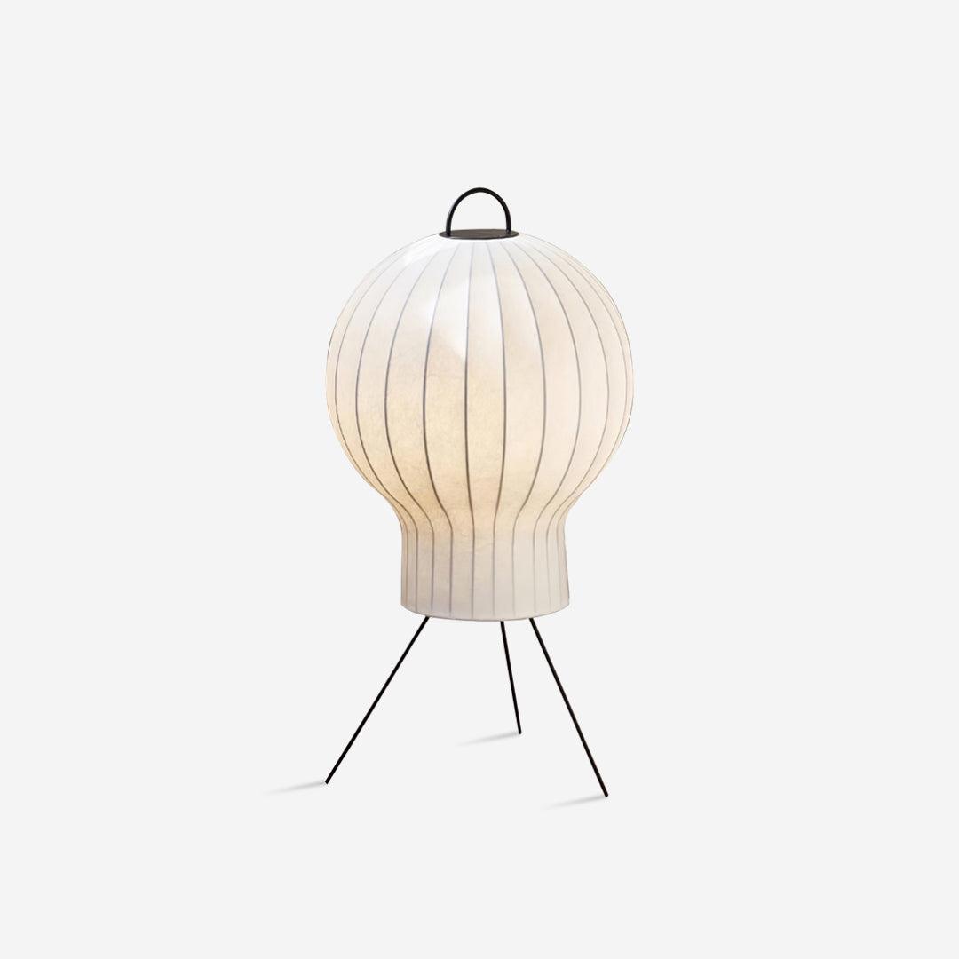 Ravelle Silk Floor Lamp | Handcrafted Shade & Foot Switch
