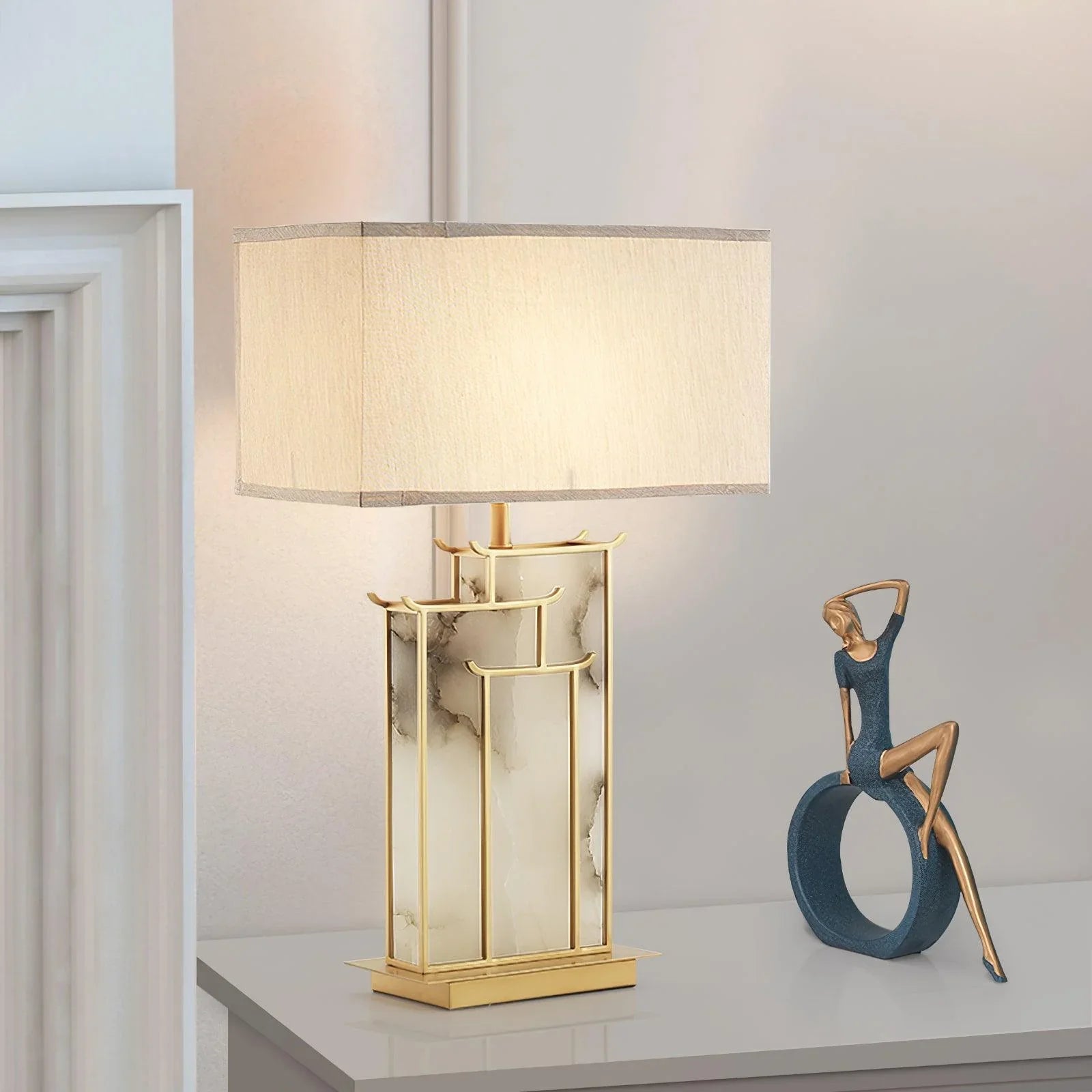 Auric Alabaster Table Lamp