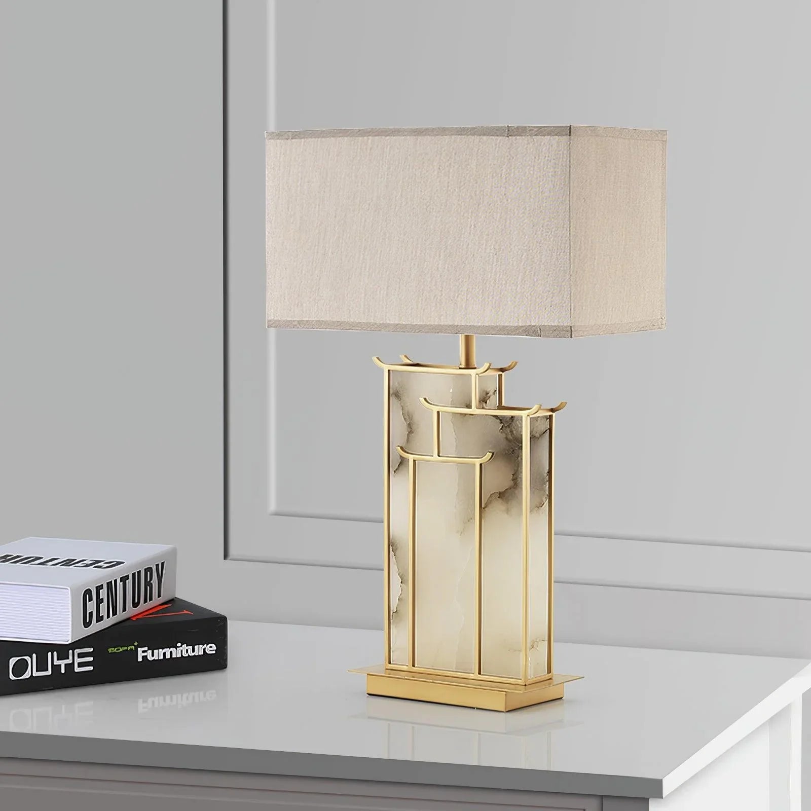 Auric Alabaster Table Lamp