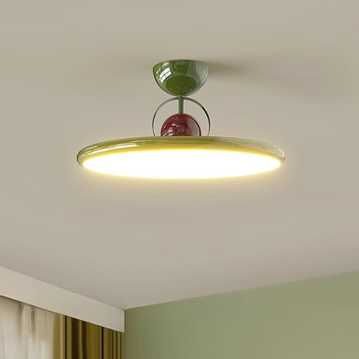Curved Modern LED Ceiling Lamp