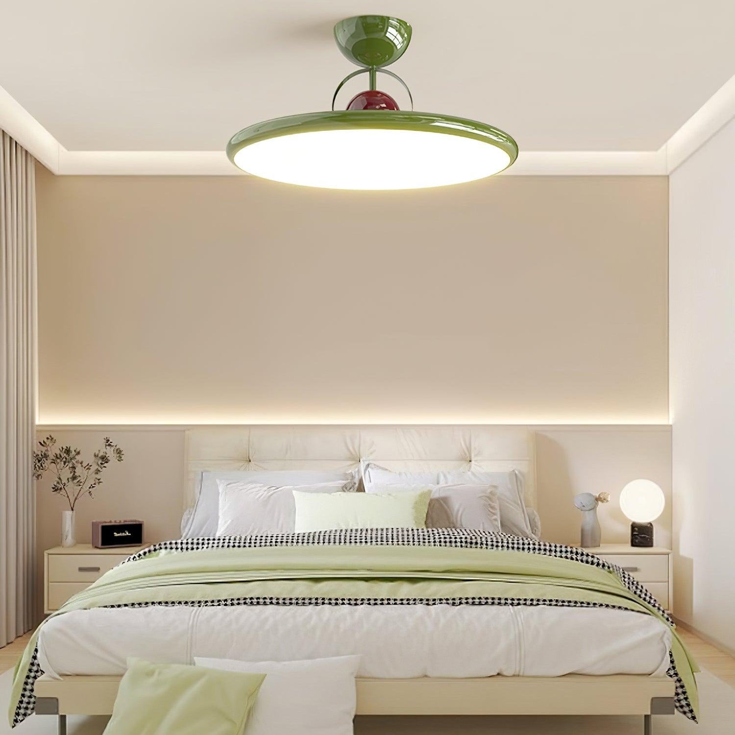 Curved Modern LED Ceiling Lamp