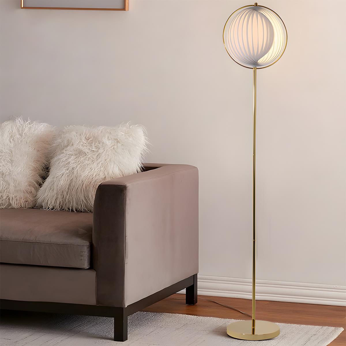 Orbella Floor Lamp | Modern Globe LED Accent Light