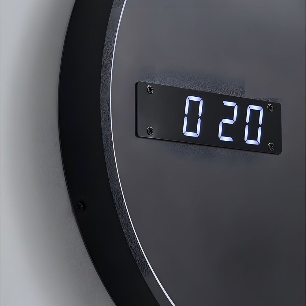 Moon LED Wall Light with Digital Clock and Astronaut Decor