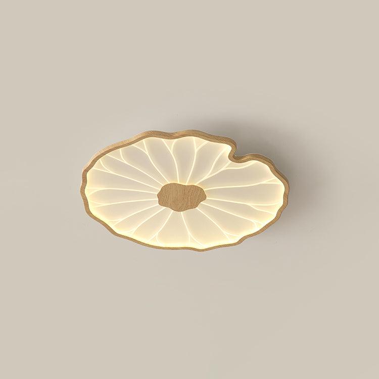 Luna Leaf Ceiling Light | Acrylic Flush Mount Design, Ambient LED Lighting 0