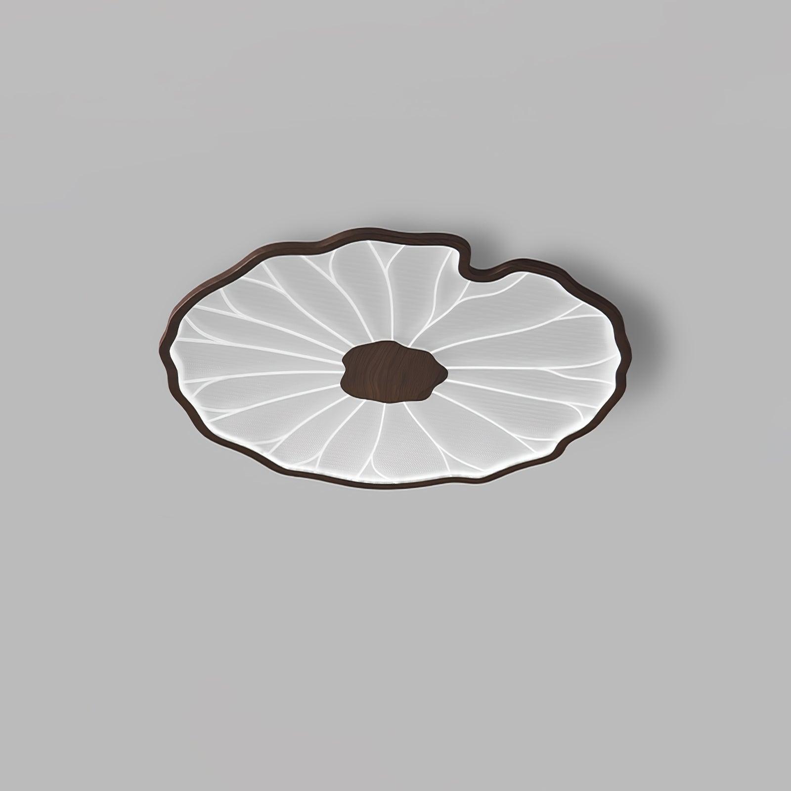 Luna Leaf Ceiling Light | Acrylic Flush Mount Design, Ambient LED Lighting 13