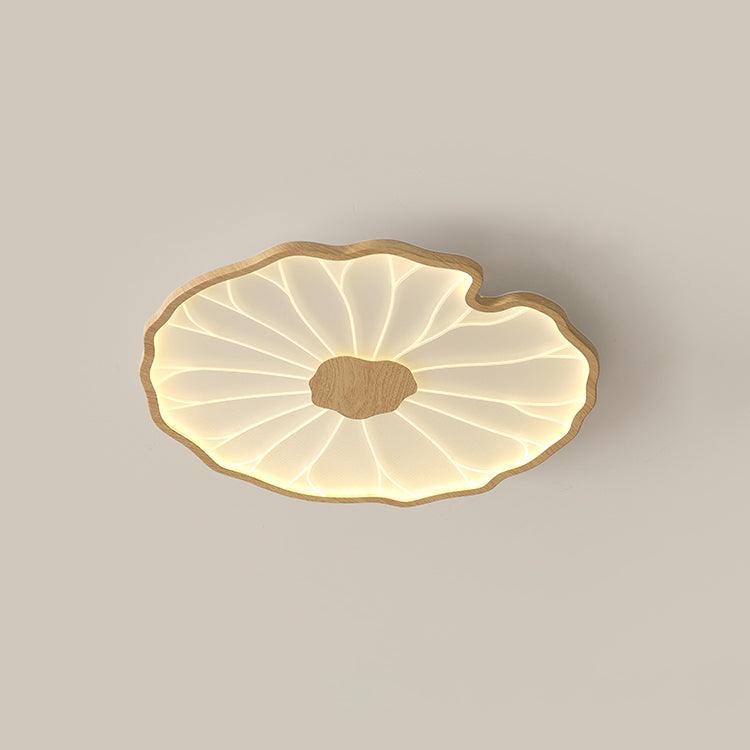 Luna Leaf Ceiling Light | Acrylic Flush Mount Design, Ambient LED Lighting 15