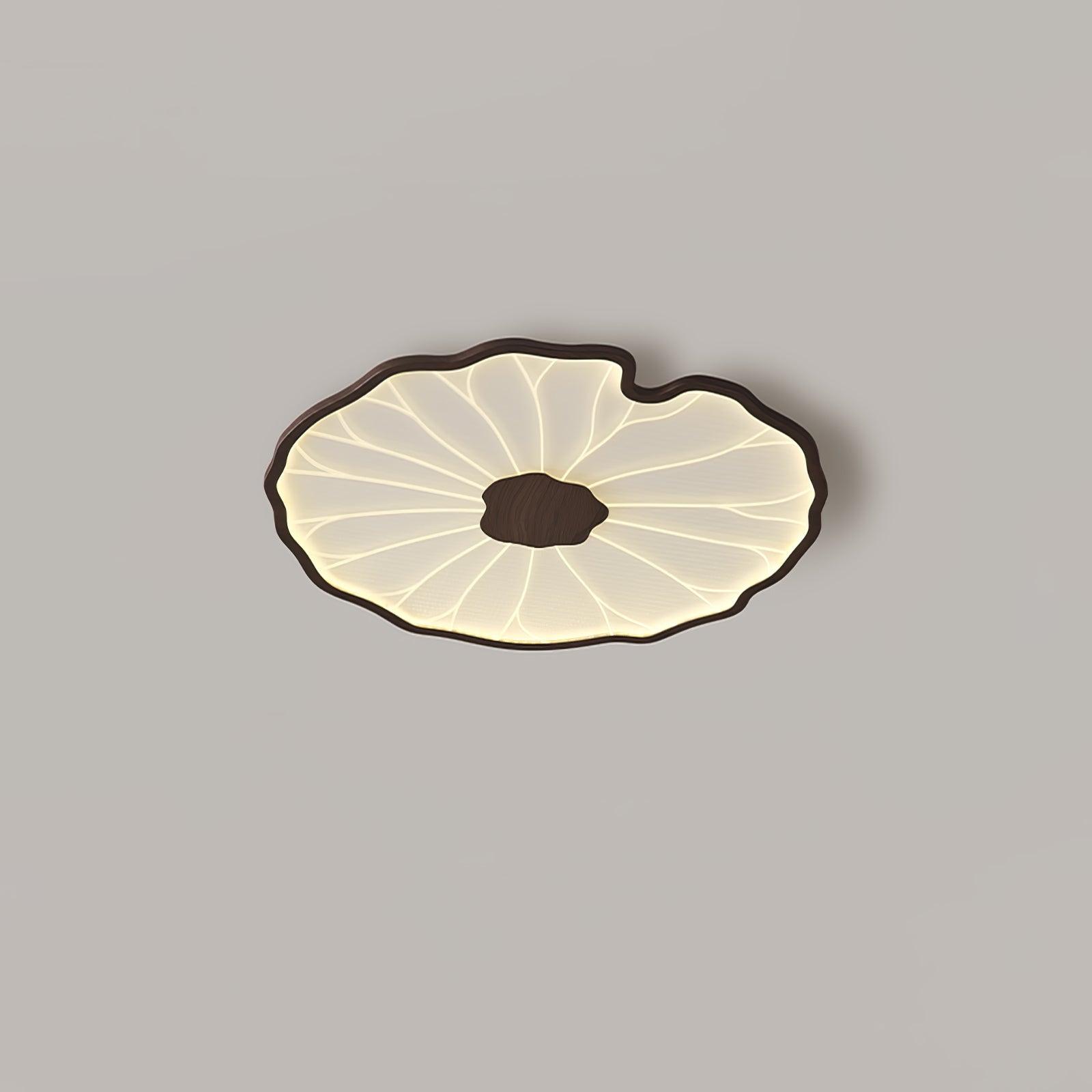 Luna Leaf Ceiling Light | Acrylic Flush Mount Design, Ambient LED Lighting 9