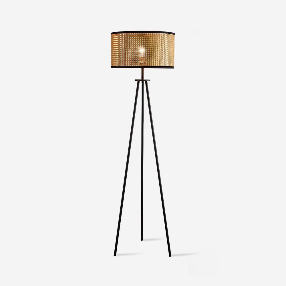Rowan Woven Rattan Floor Lamp