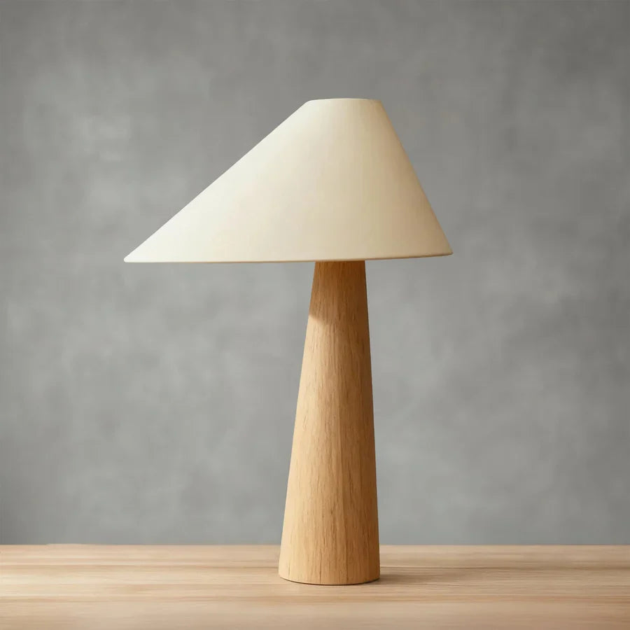 Wood Reading Table Lamp