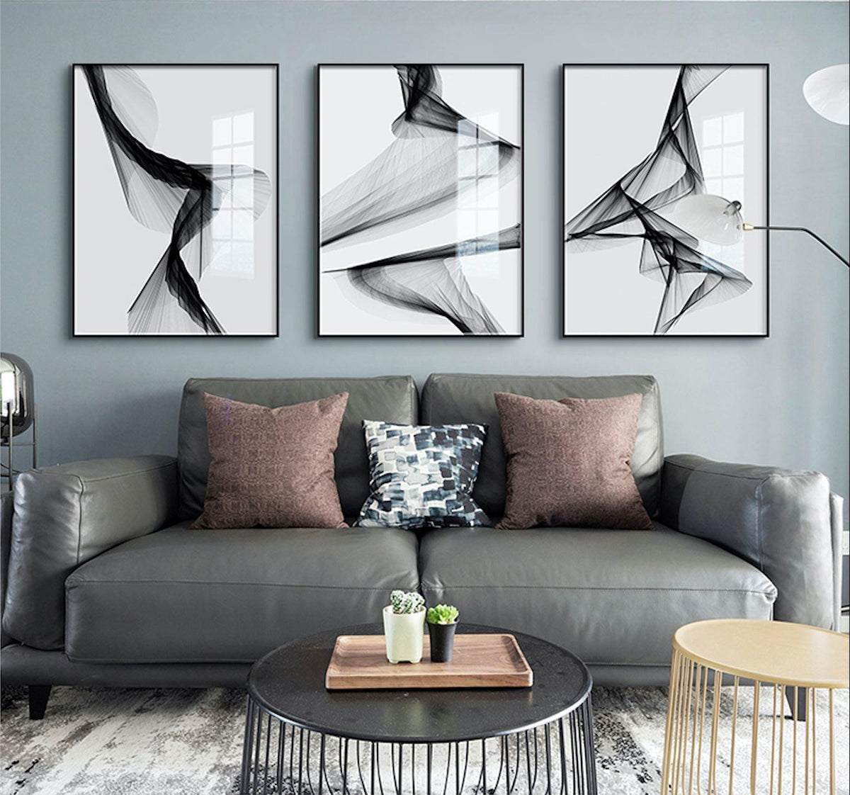 Monochrome Harmony Canvas Print
