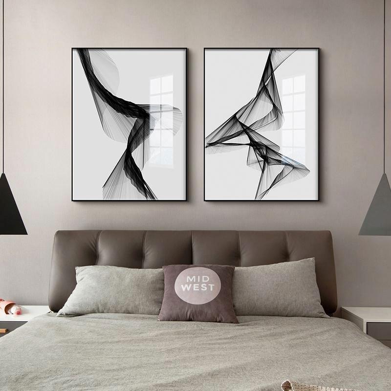 Monochrome Harmony Canvas Print
