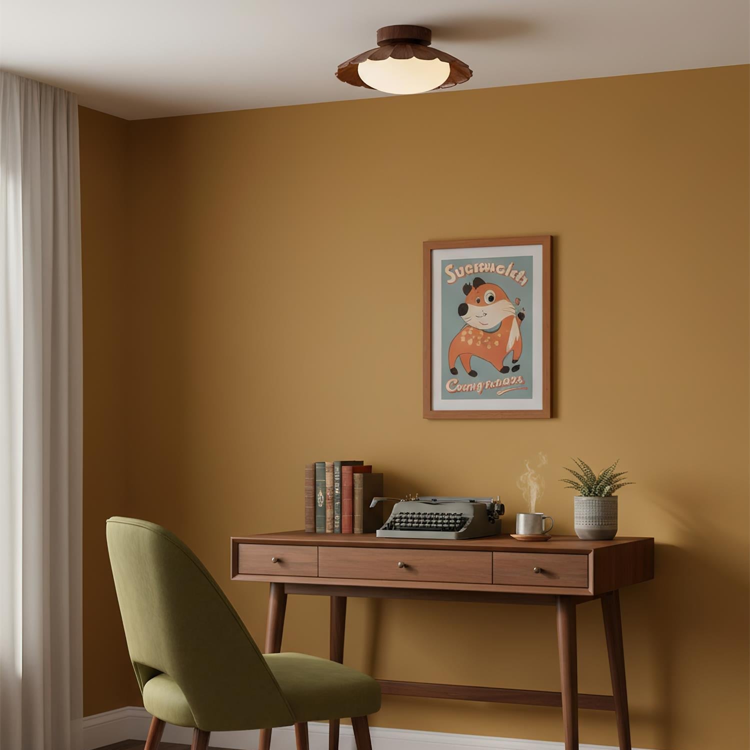 Minimalist Flush Mount Ceiling Lamp