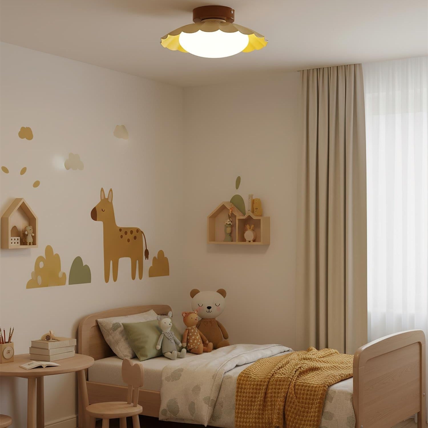 Minimalist Flush Mount Ceiling Lamp