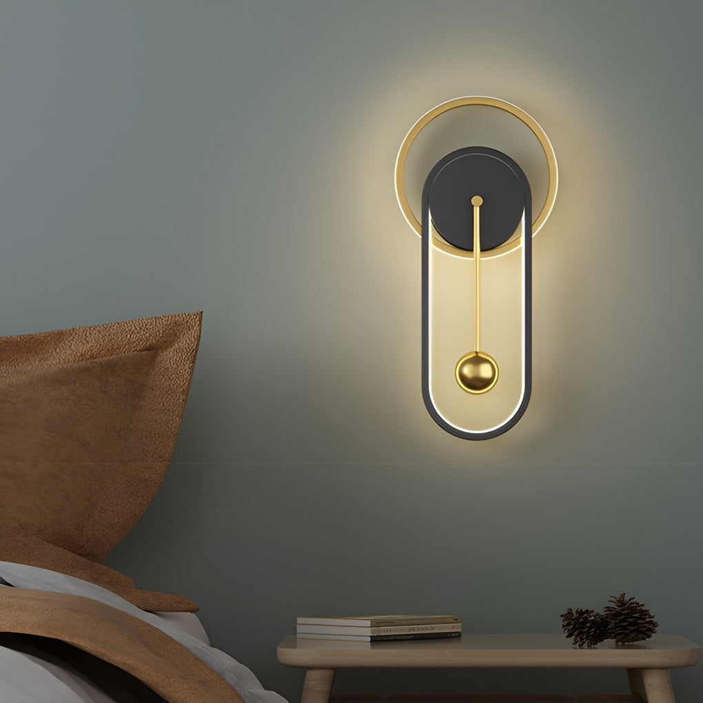 Clock LED Wall Lamp