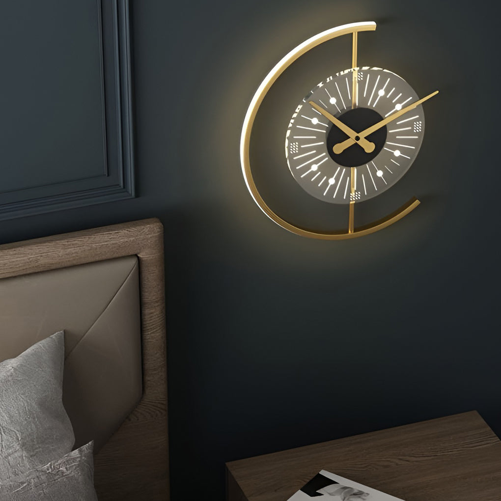 Clock LED Wall Lamp