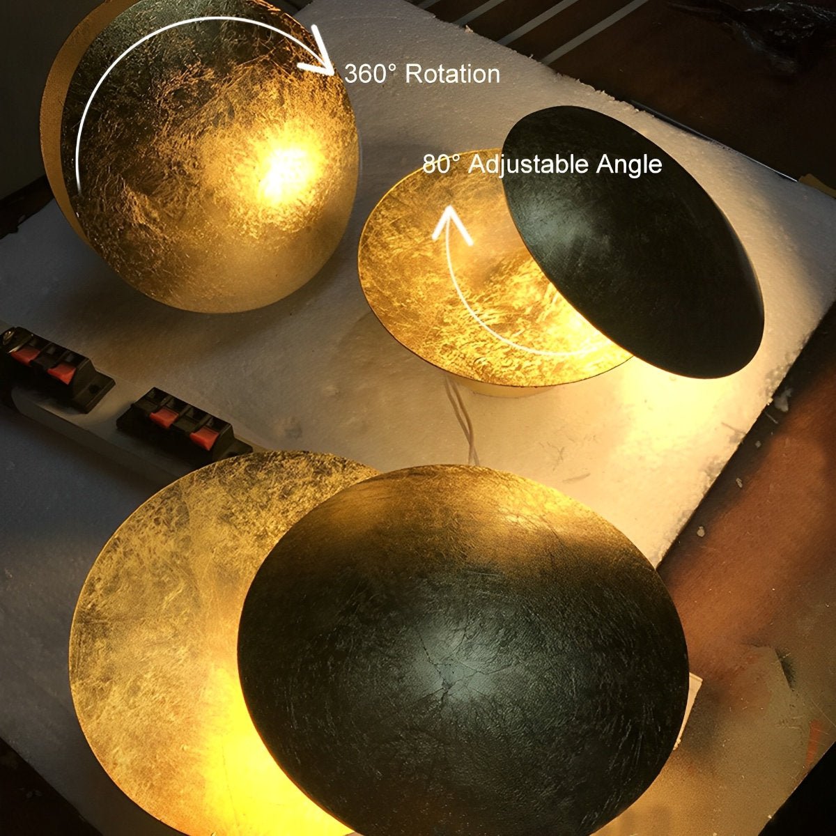 Solune Wall Lamp | Elegant Adjustable Eclipse Wall Light