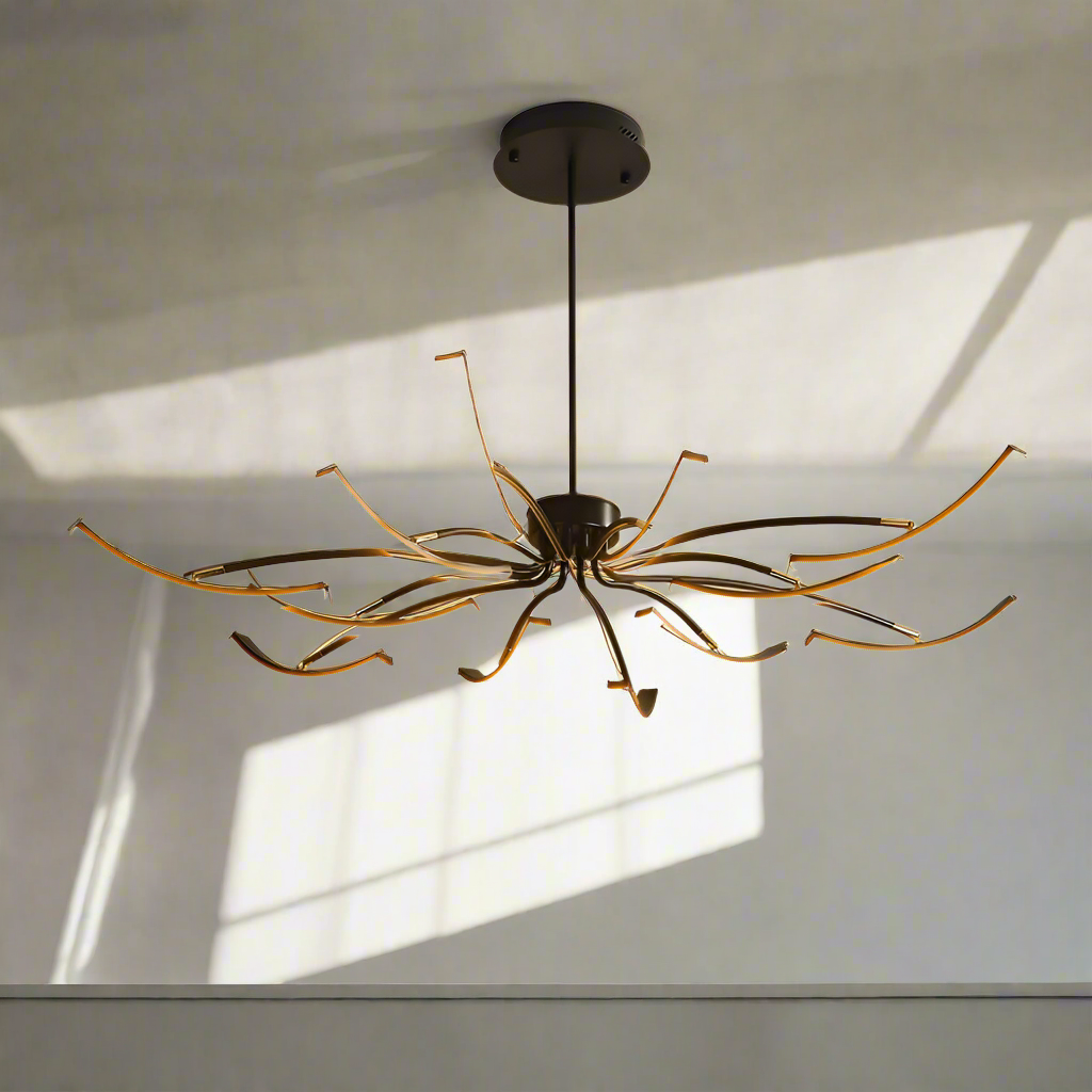 Aluminium LED Chandelier Multi-Head Ceiling Light