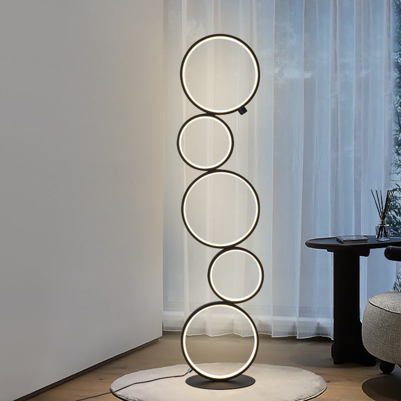 Ringo LED Floor Lamp Aluminium Acrylic