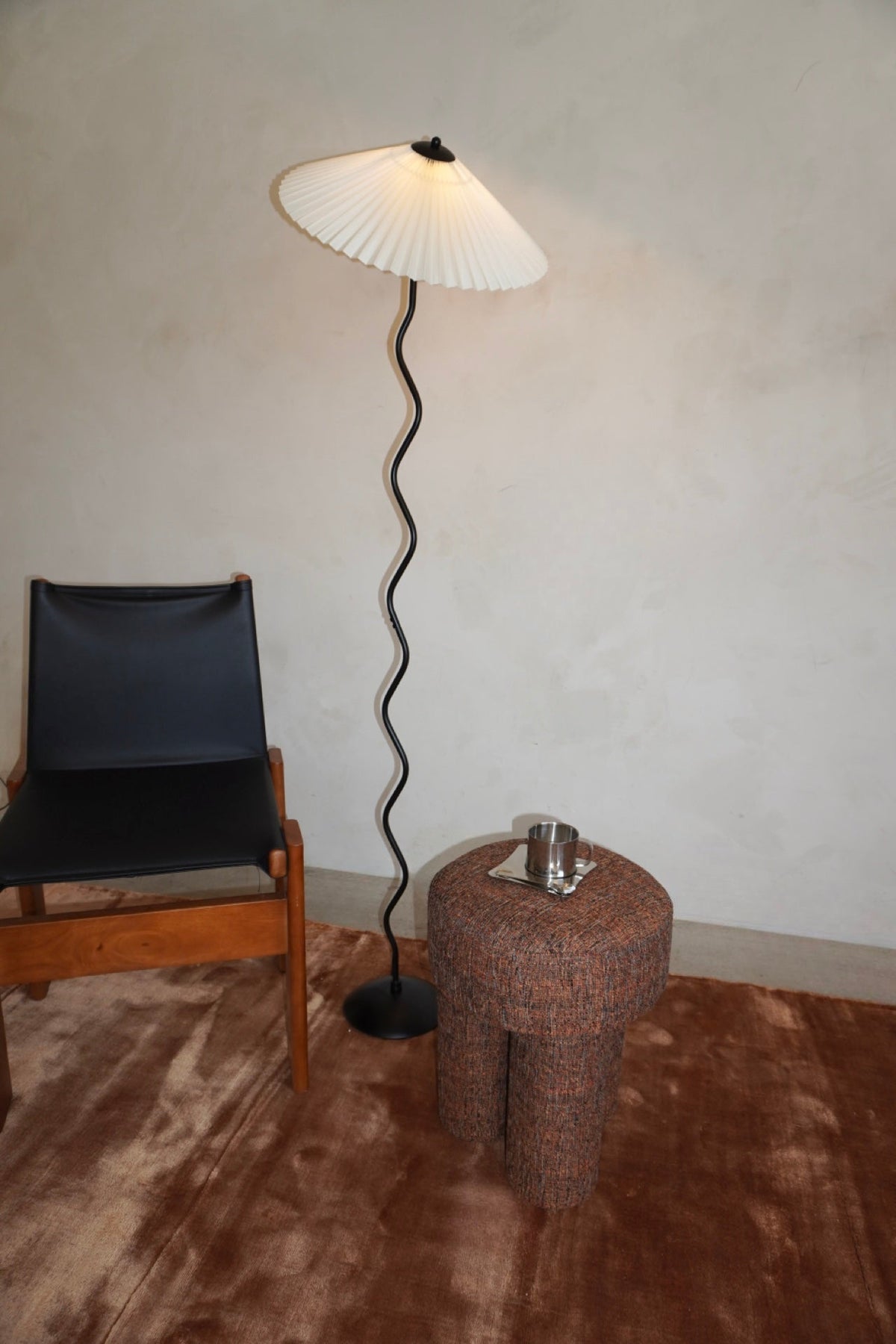 Pleated Floor Lamp