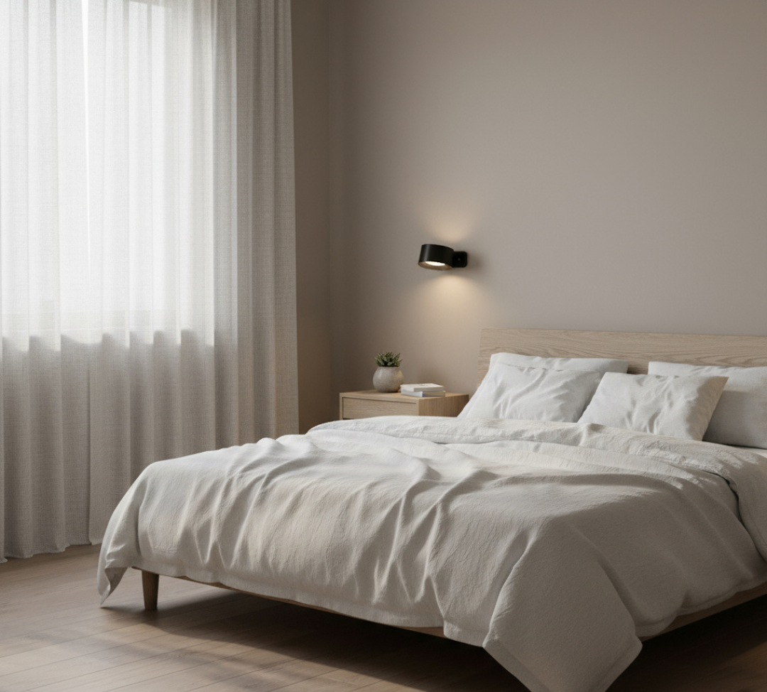 Rechargeable touch LED Wall Light Magnetic Mount Round