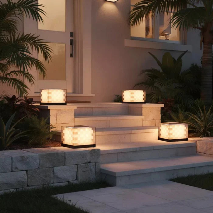 Solar Cube Outdoor Light