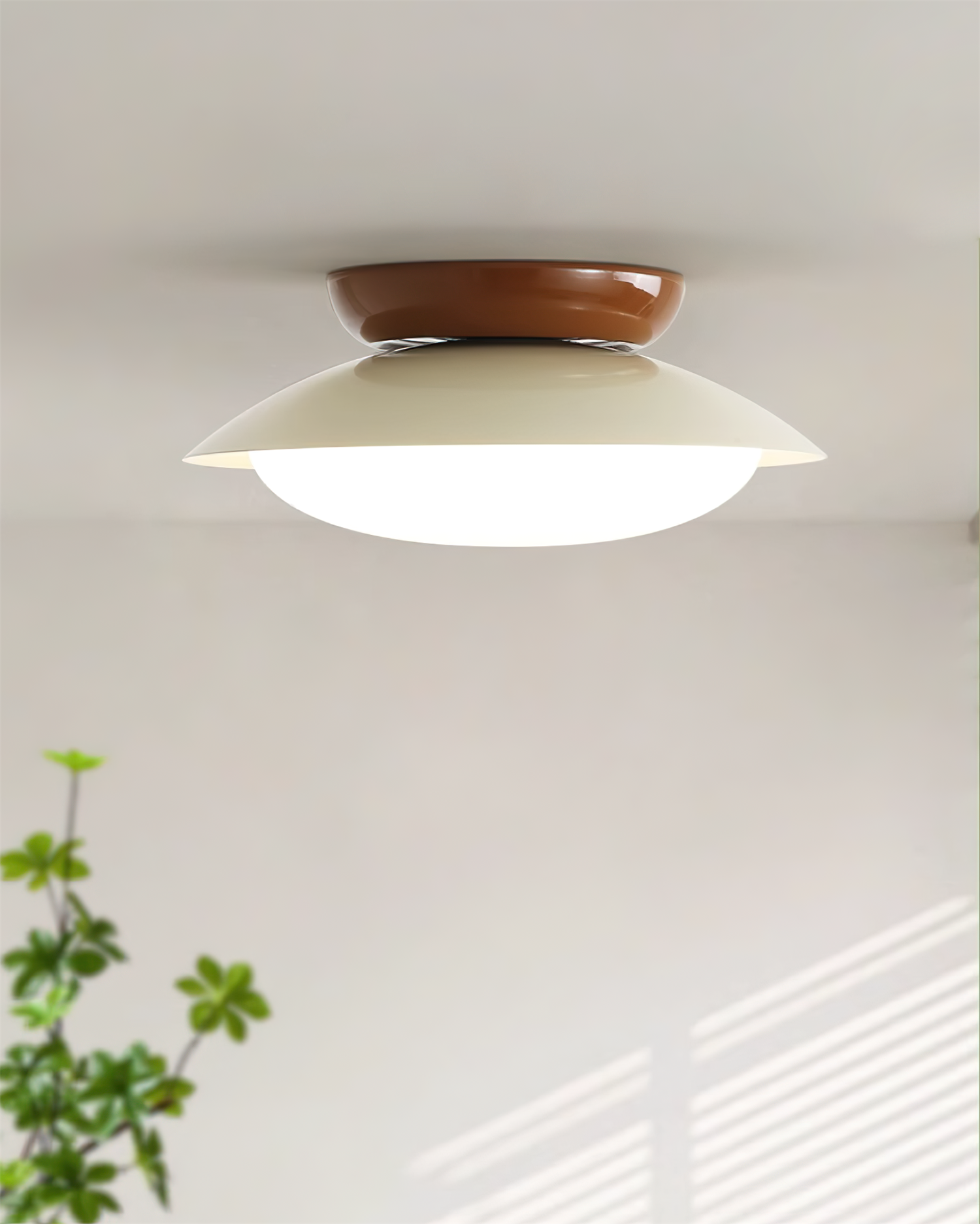 Hollis Flush Ceiling Lamp | Modern Dome LED Fixture