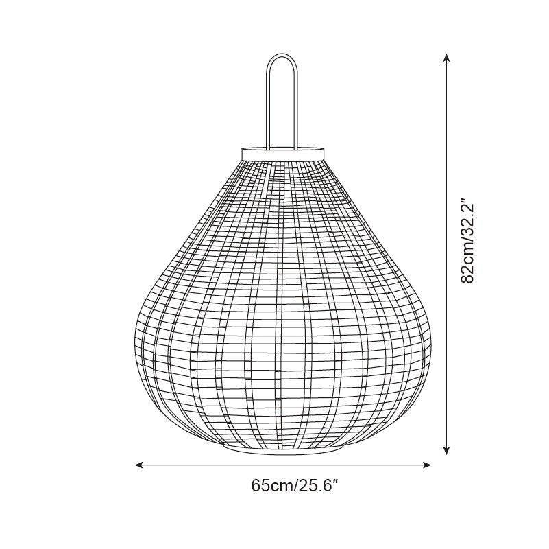 Ravello Woven Outdoor Lights LED Lantern