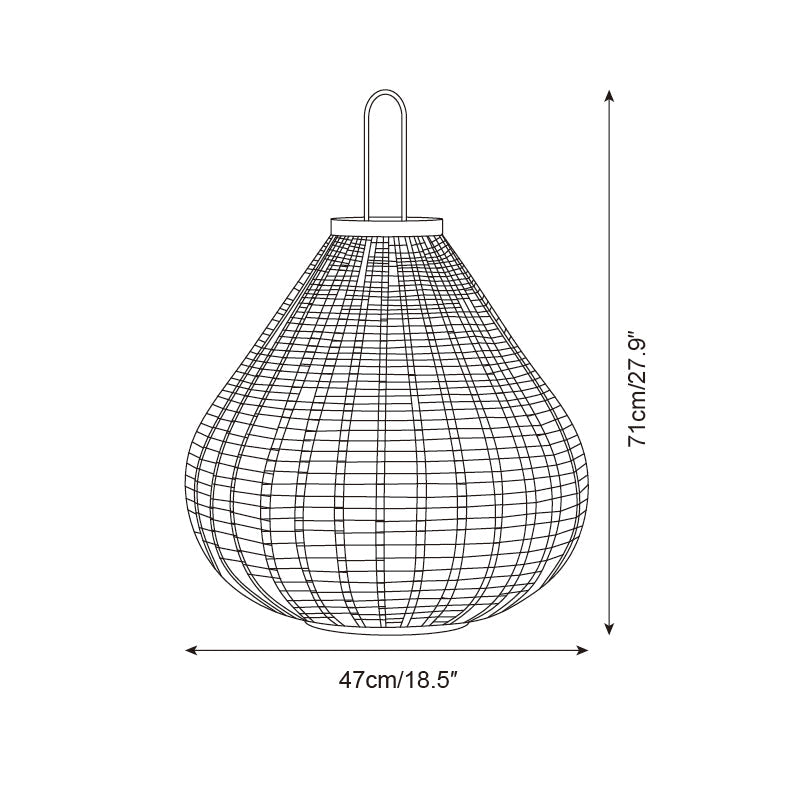 Ravello Woven Outdoor Lights LED Lantern