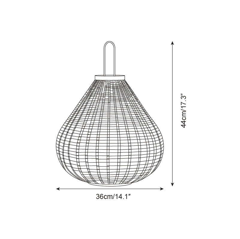 Ravello Woven Outdoor Lights LED Lantern