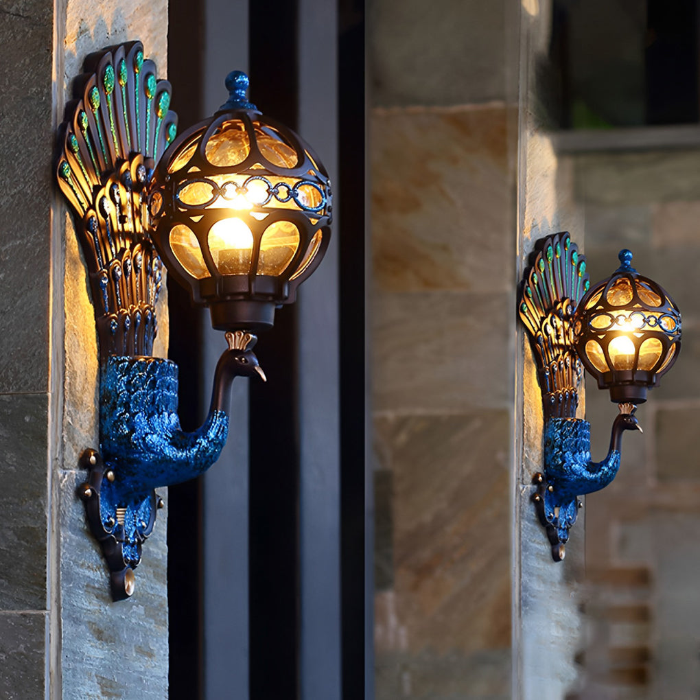 Pavo Outdoor Wall Sconce | Vintage Aluminum, Waterproof Design