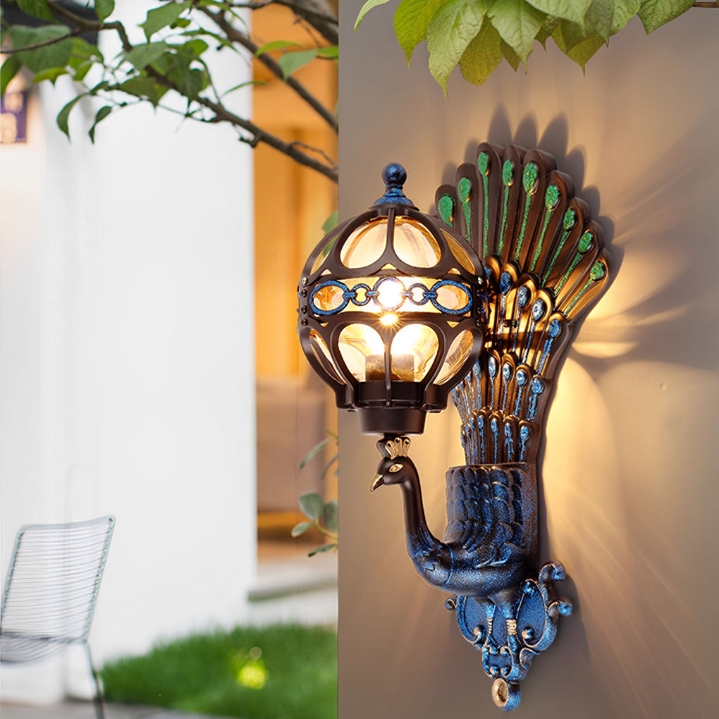 Pavo Outdoor Wall Sconce | Vintage Aluminum, Waterproof Design