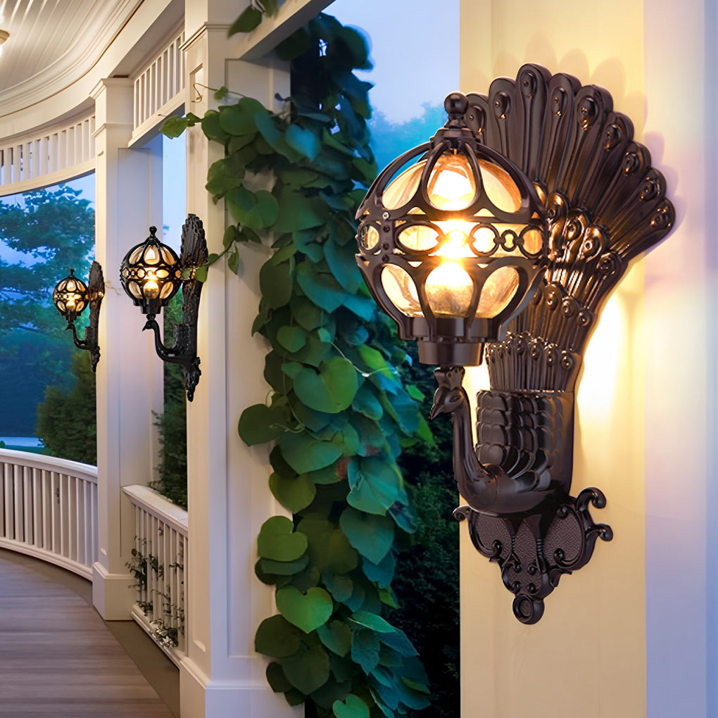 Pavo Outdoor Wall Sconce | Vintage Aluminum, Waterproof Design