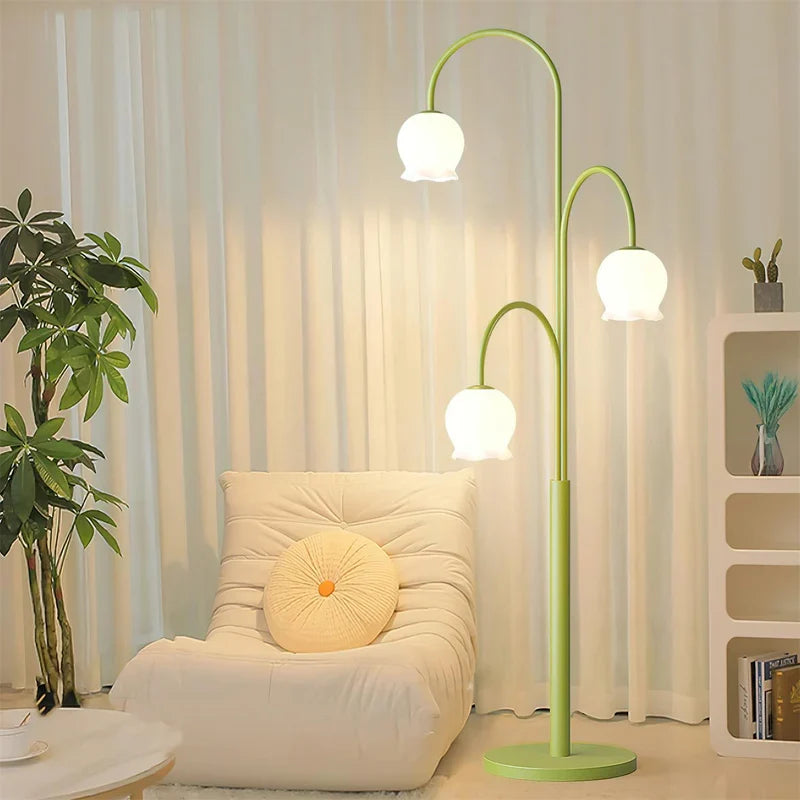 Meadow Glow Green Floor Lamp